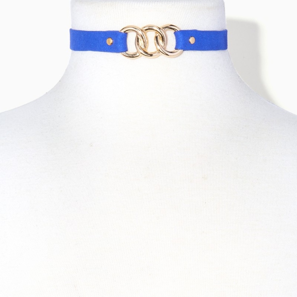 Raven Link Choker Statement Necklace